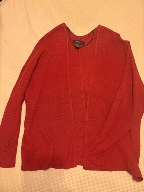 Forever 21 Women’s Rust colored Open-Front Cardigan